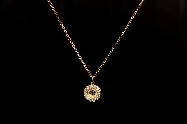 Round Shape Cubic Zircon Necklaces & Pendants