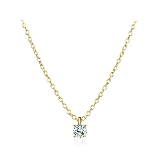 Zircon Pendant Necklace