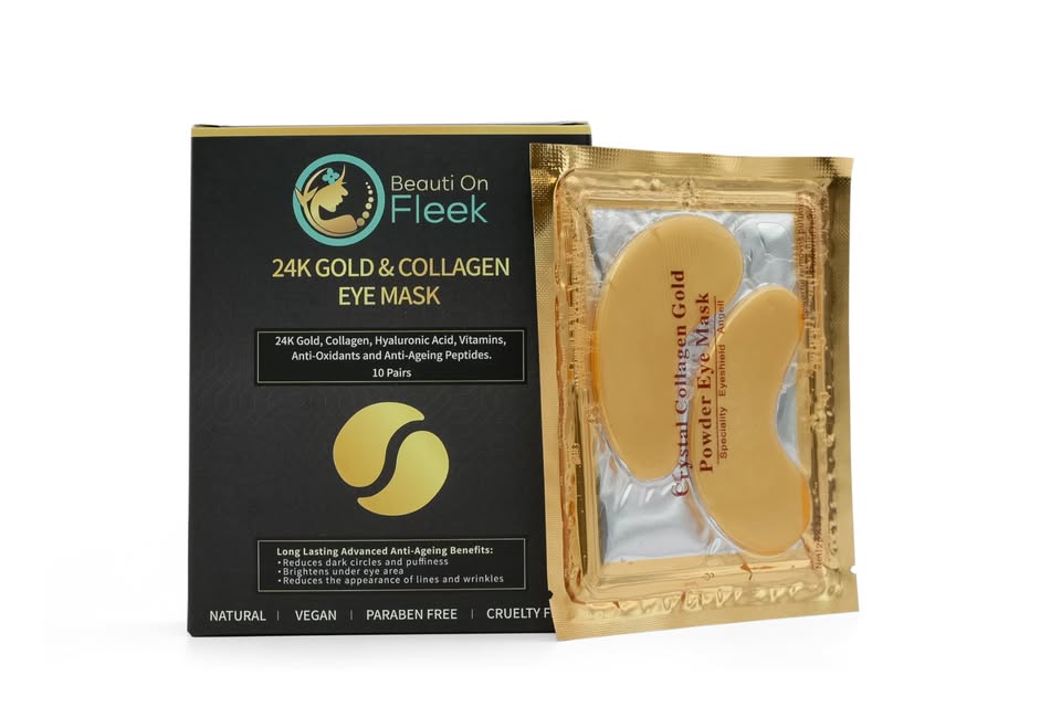 24K Gold & Collagen Eye Mask 10 Pairs
