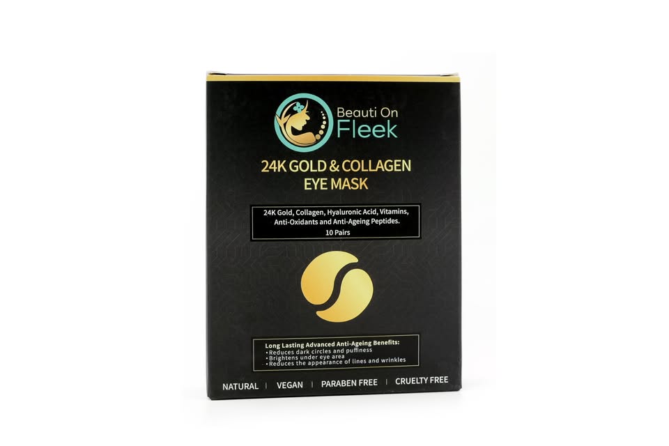 24K Gold & Collagen Eye Mask 10 Pairs