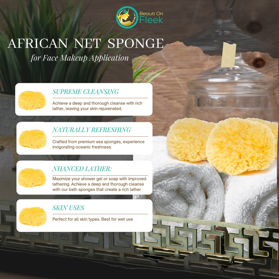 Natural Sea Bath and Facial Cleansing Sponge