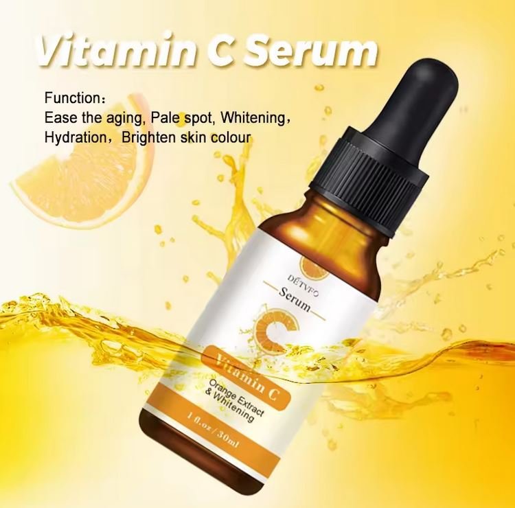 Facial Vitamin C Serum - Orange Extract and Whitening