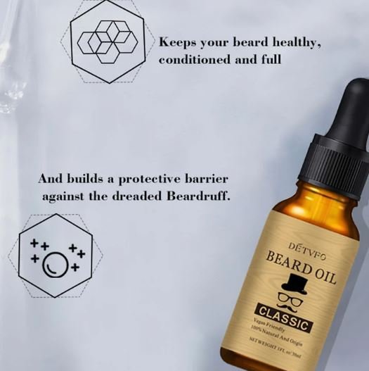 BEARD CLASSIC OIL FOR MEN - VEGAN FRIENDLY