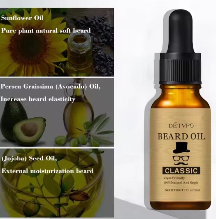BEARD CLASSIC OIL FOR MEN - VEGAN FRIENDLY