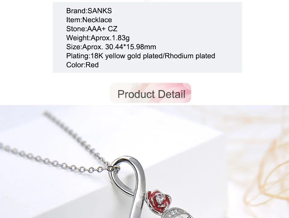Mom Necklace 18K Yellow Gold Plated/Rhodium Plated