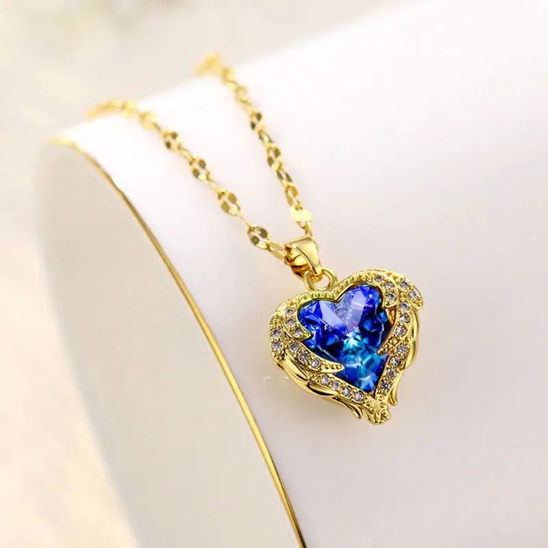 Heart Necklace Assorted Colors