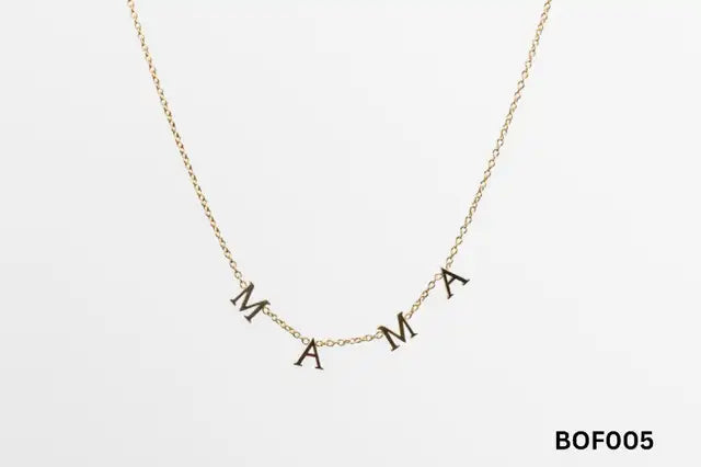 MAMA Pendant Necklace Assorted