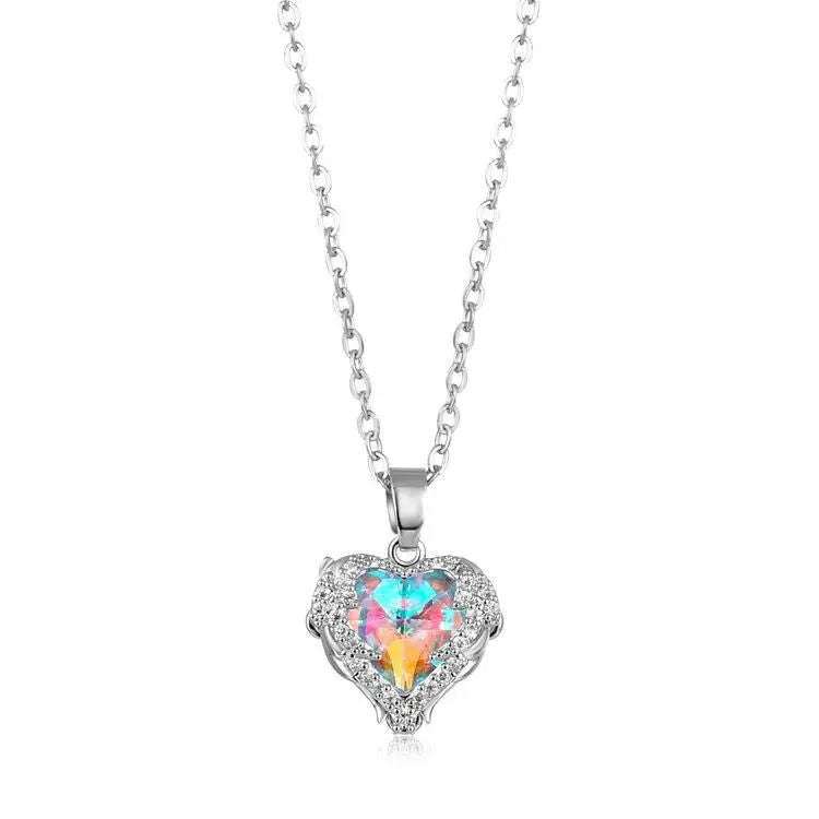 Heart Necklace Assorted Colors