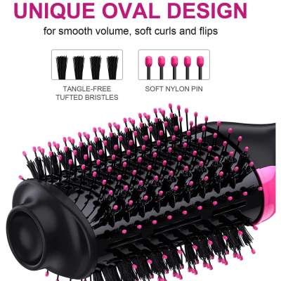 1000W Hair Dryer Brush Hot Air Brush Styler Electric Ion Blow Dryer Brush