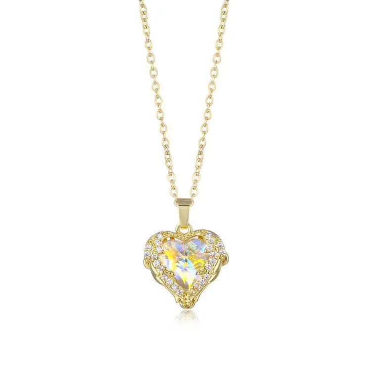 Heart Necklace Assorted Colors