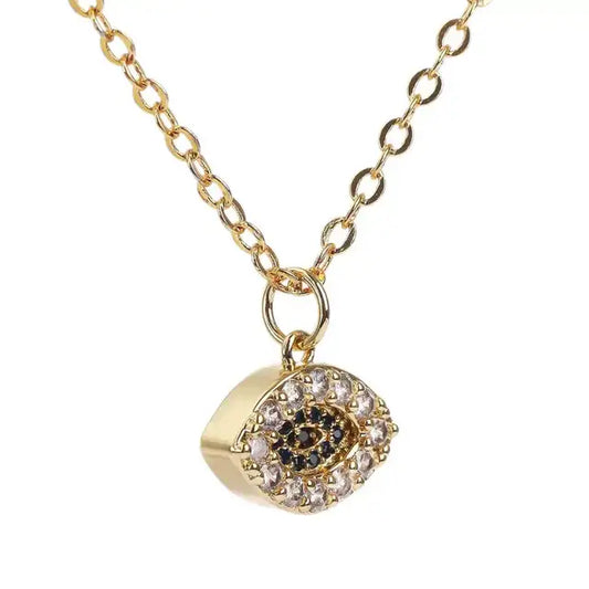 Zircon Eye pendant Necklace