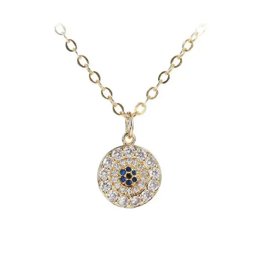 Round Shape Cubic Zircon Necklaces & Pendants