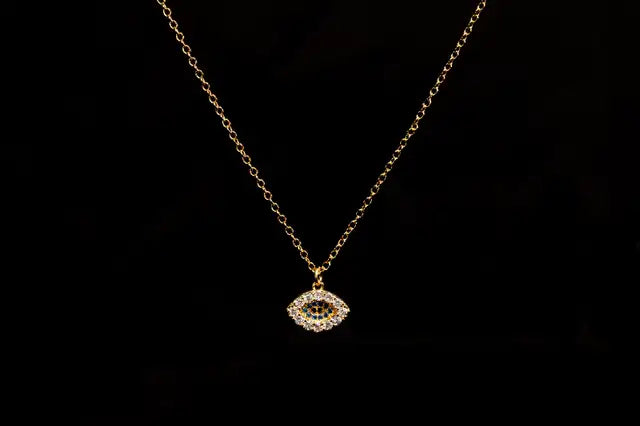 Zircon Eye pendant Necklace