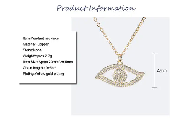 Eye Pendant Necklace
