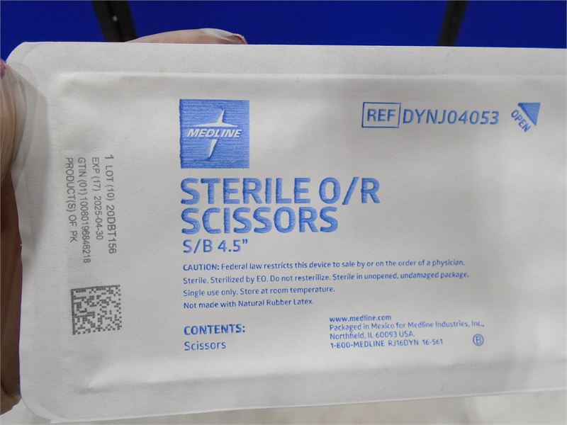 MEDLINE STERILE O/R SCISSORS