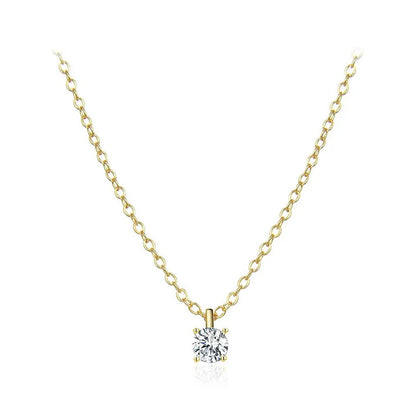 Zircon Pendant Necklace