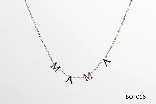 MAMA Pendant Necklace Assorted