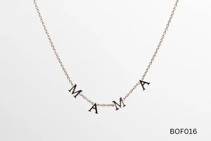 MAMA Pendant Necklace Assorted