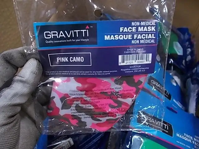 Gravitti Cloth Face Mask - Assorted