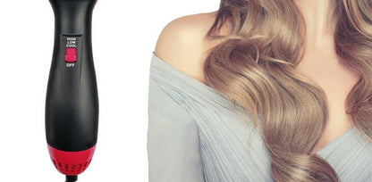1000W Hair Dryer Brush Hot Air Brush Styler Electric Ion Blow Dryer Brush