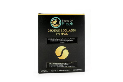 24K Gold & Collagen Eye Mask 10 Pairs