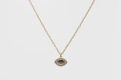 Zircon Eye pendant Necklace