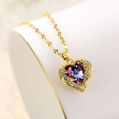 Heart Necklace Assorted Colors