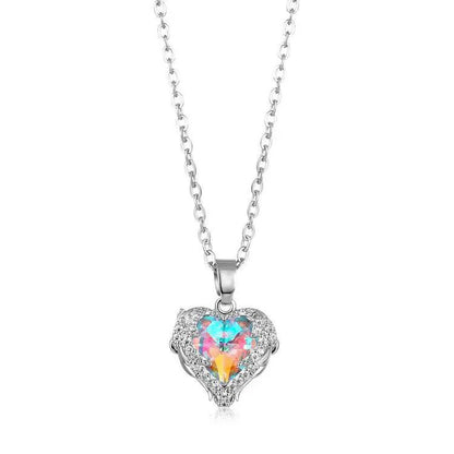 Heart Necklace Assorted Colors