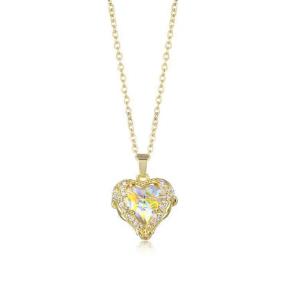 Heart Necklace Assorted Colors