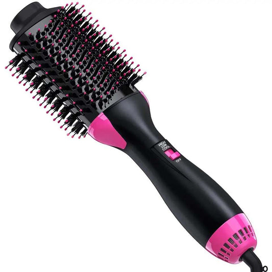 1000W Hair Dryer Brush Hot Air Brush Styler Electric Ion Blow Dryer Brush