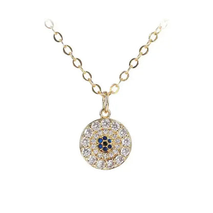 Round Shape Cubic Zircon Necklaces & Pendants