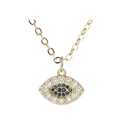 Zircon Eye pendant Necklace