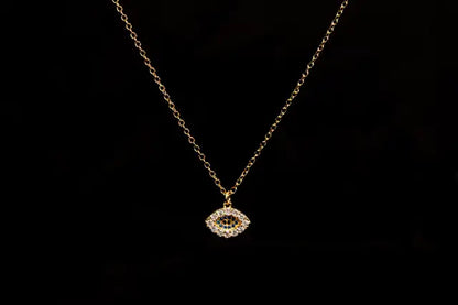 Zircon Eye pendant Necklace