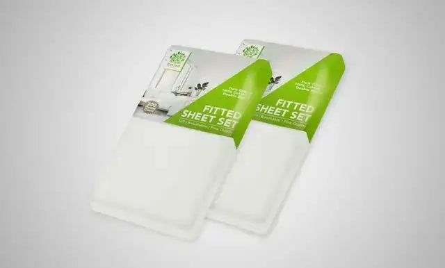 COTTON QURE BED SHEET FOR LESS - WHITE /GREY